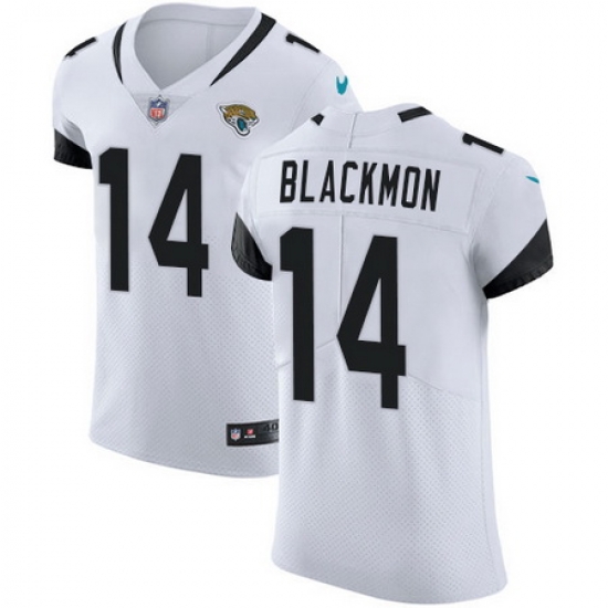 Nike Jaguars #14 Justin Blackmon White Mens Stitched NFL Vapor Untouchable Elite Jersey Nike Jaguars #14 Justin Blackmon White Mens Stitched NFL Vapor Untouchable Elite Jersey