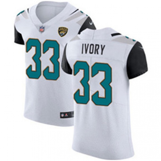 Nike Jaguars #33 Chris Ivory White Mens Stitched NFL Vapor Untouchable Elite Jersey Nike Jaguars #33 Chris Ivory White Mens Stitched NFL Vapor Untouchable Elite Jersey