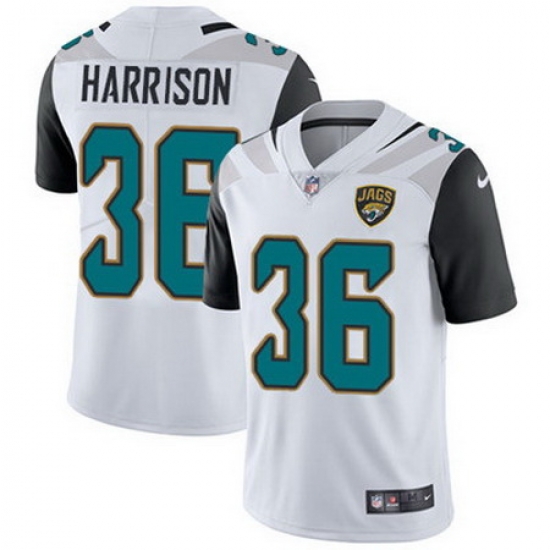 Nike Jaguars #36 Ronnie Harrison White Mens Stitched NFL Vapor Untouchable Limited Jersey Nike Jaguars #36 Ronnie Harrison White Mens Stitched NFL Vapor Untouchable Limited Jersey