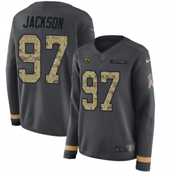 Nike Jaguars #97 Malik Jackson Anthracite Salute to Service Jersey Nike Jaguars #97 Malik Jackson Anthracite Salute to Service Jersey