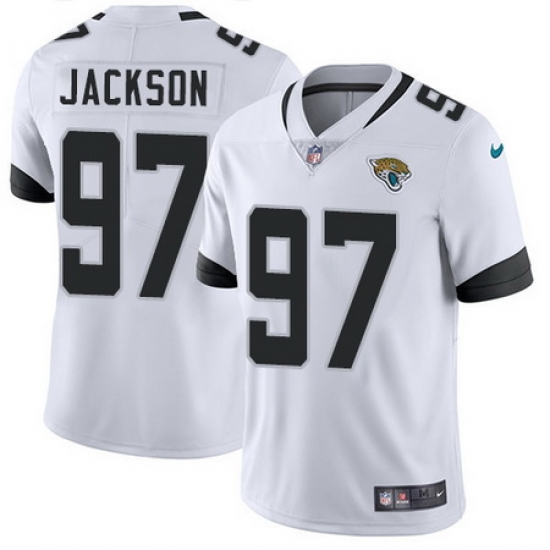 Nike Jaguars #97 Malik Jackson White Mens Stitched NFL Vapor Untouchable Limited Jersey Nike Jaguars #97 Malik Jackson White Mens Stitched NFL Vapor Untouchable Limited Jersey