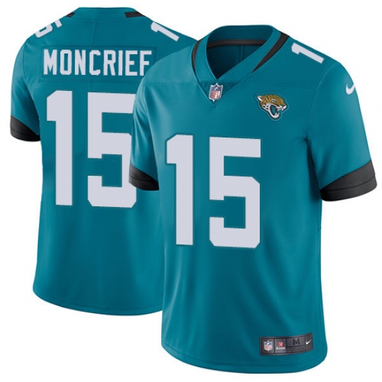 Nike Limited Men Donte Moncrief Teal Green Alternate Jersey NFL #15 Jacksonville Jaguars Vapor Nike Limited Men Donte Moncrief Teal Green Alternate Jersey NFL #15 Jacksonville Jaguars Vapor