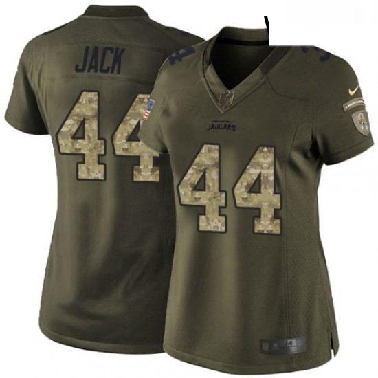 Womens Nike Jacksonville Jaguars 44 Myles Jack Elite Green Salute to Service NFL Jersey Womens Nike Jacksonville Jaguars 44 Myles Jack Elite Green Salute to Service NFL Jersey