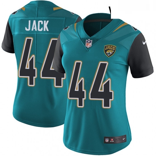 Womens Nike Jacksonville Jaguars 44 Myles Jack Teal Green Team Color Vapor Untouchable Limited Player NFL Jersey Womens Nike Jacksonville Jaguars 44 Myles Jack Teal Green Team Color Vapor Untouchable Limited Player NFL Jersey