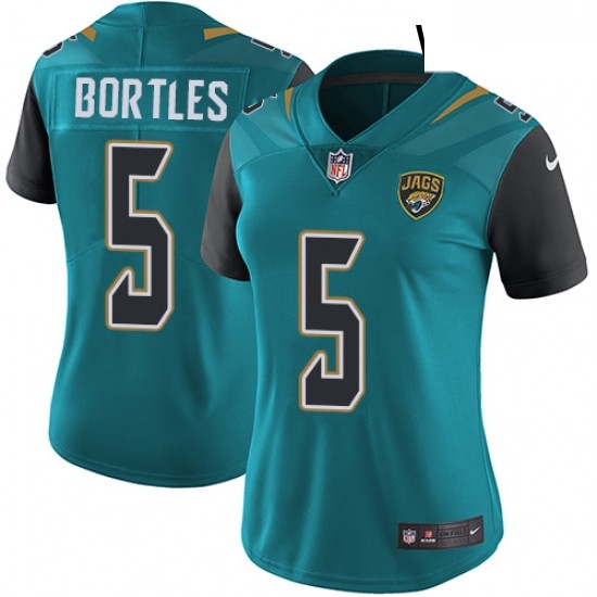 Womens Nike Jacksonville Jaguars 5 Blake Bortles Elite Teal Green Team Color NFL Jersey Womens Nike Jacksonville Jaguars 5 Blake Bortles Elite Teal Green Team Color NFL Jersey