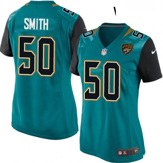 Womens Nike Jacksonville Jaguars 50 Telvin Smith Game Teal Green Team Color NFL Jersey Womens Nike Jacksonville Jaguars 50 Telvin Smith Game Teal Green Team Color NFL Jersey