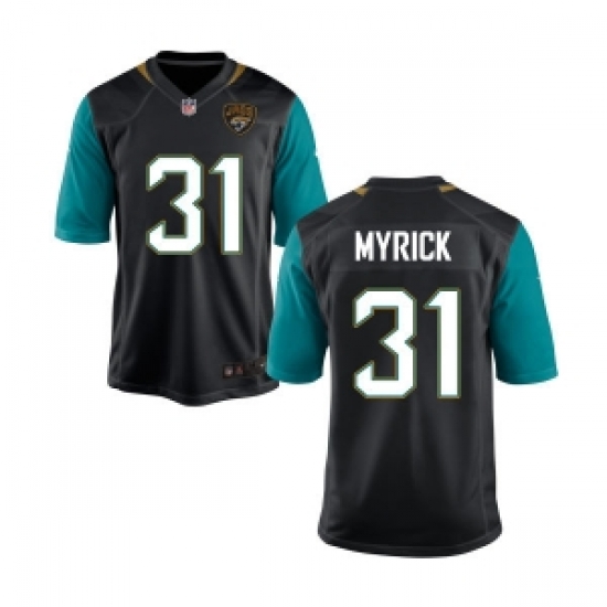 Youth Jacksonville Jaguars #31 Jalen Myrick Black Jersey Youth Jacksonville Jaguars #31 Jalen Myrick Black Jersey