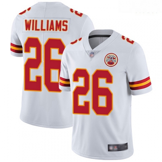 Chiefs 26 Damien Williams White Men Stitched Football Vapor Untouchable Limited Jersey Chiefs 26 Damien Williams White Men Stitched Football Vapor Untouchable Limited Jersey