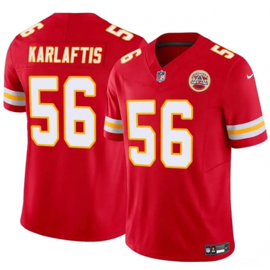 Men Kansas City Chiefs 56 George Karlaftis Red 2024 F U S E Vapor Untouchable Limited Stitched Football Jersey Men Kansas City Chiefs 56 George Karlaftis Red 2024 F U S E Vapor Untouchable Limited Stitched Football Jersey