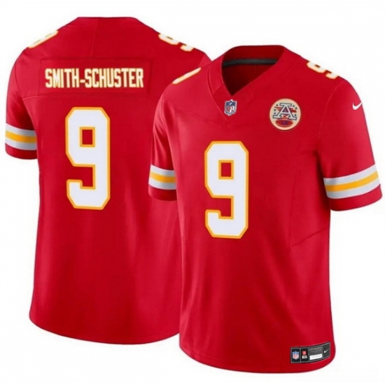 Men Kansas City Chiefs 9 JuJu Smith Schuster Red 2023 F U S E Vapor Untouchable Limited Stitched Football Jersey Men Kansas City Chiefs 9 JuJu Smith Schuster Red 2023 F U S E Vapor Untouchable Limited Stitched Football Jersey