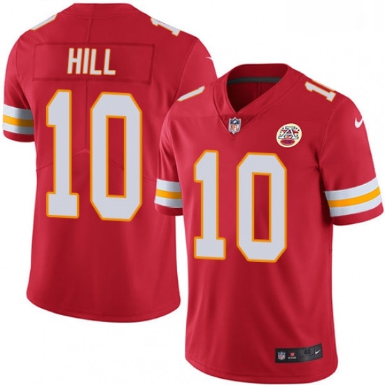 Men Nike Kansas City Chiefs 10 Tyreek Hill Red Team Color Vapor Untouchable Limited Player NFL Jersey Men Nike Kansas City Chiefs 10 Tyreek Hill Red Team Color Vapor Untouchable Limited Player NFL Jersey