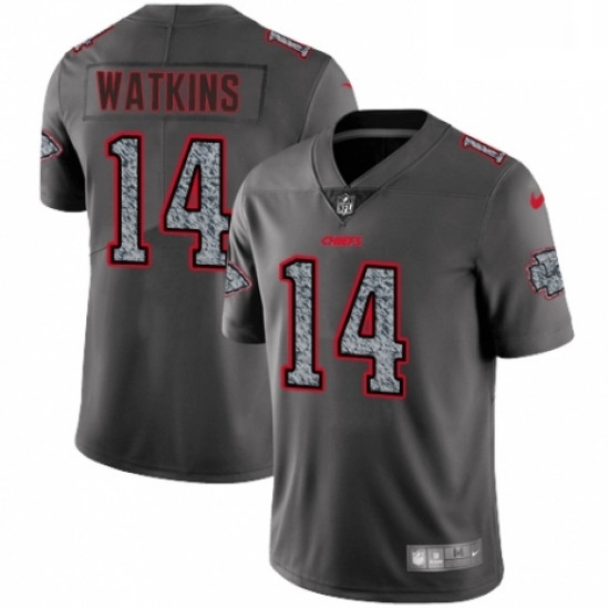 Men Nike Kansas City Chiefs 14 Sammy Watkins Gray Static Vapor Untouchable Limited NFL Jersey Men Nike Kansas City Chiefs 14 Sammy Watkins Gray Static Vapor Untouchable Limited NFL Jersey