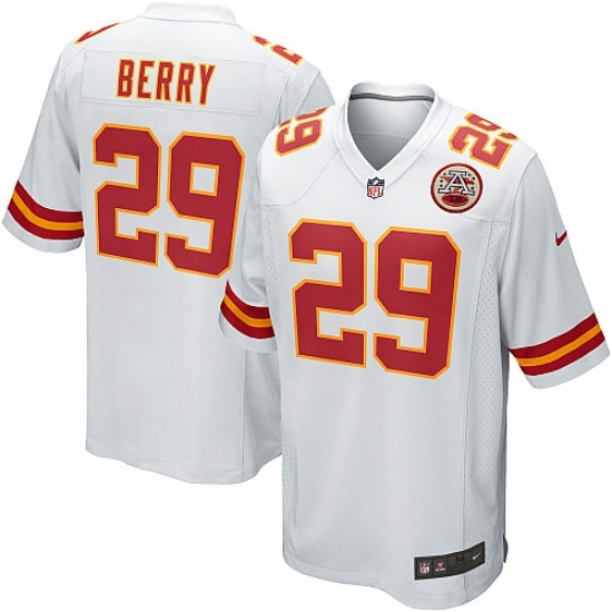 Men Nike Kansas City Chiefs 29 Eric Berry Game White NFL Jersey Men Nike Kansas City Chiefs 29 Eric Berry Game White NFL Jersey