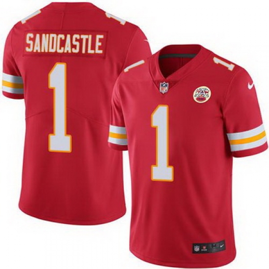 Nike Chiefs #1 Leon Sandcastle Red Team Color Mens Stitched NFL Vapor Untouchable Limited Jersey Nike Chiefs #1 Leon Sandcastle Red Team Color Mens Stitched NFL Vapor Untouchable Limited Jersey