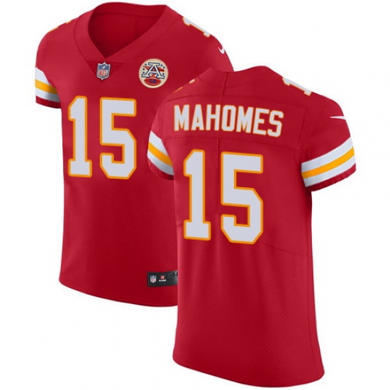 Nike Chiefs #15 Patrick Mahomes Red Team Color Mens Stitched NFL Vapor Untouchable Elite Jersey Nike Chiefs #15 Patrick Mahomes Red Team Color Mens Stitched NFL Vapor Untouchable Elite Jersey