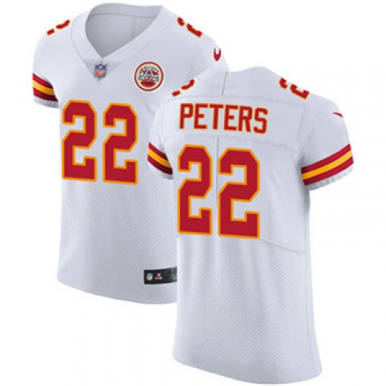 Nike Chiefs #22 Marcus Peters White Mens Stitched NFL Vapor Untouchable Elite Jersey Nike Chiefs #22 Marcus Peters White Mens Stitched NFL Vapor Untouchable Elite Jersey