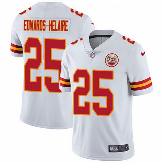 Nike Chiefs 25 Clyde Edwards Helaire White Men Stitched NFL Vapor Untouchable Limited Jersey Nike Chiefs 25 Clyde Edwards Helaire White Men Stitched NFL Vapor Untouchable Limited Jersey