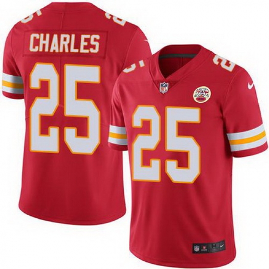 Nike Chiefs #25 Jamaal Charles Red Mens Stitched NFL Limited Rush Jersey Nike Chiefs #25 Jamaal Charles Red Mens Stitched NFL Limited Rush Jersey
