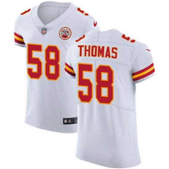 Nike Chiefs #58 Derrick Thomas White Mens Stitched NFL Vapor Untouchable Elite Jersey Nike Chiefs #58 Derrick Thomas White Mens Stitched NFL Vapor Untouchable Elite Jersey