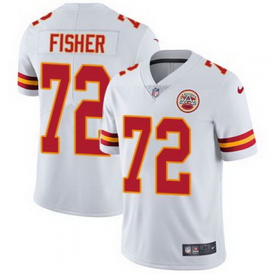 Nike Chiefs #72 Eric Fisher White Mens Stitched NFL Vapor Untouchable Limited Jersey Nike Chiefs #72 Eric Fisher White Mens Stitched NFL Vapor Untouchable Limited Jersey