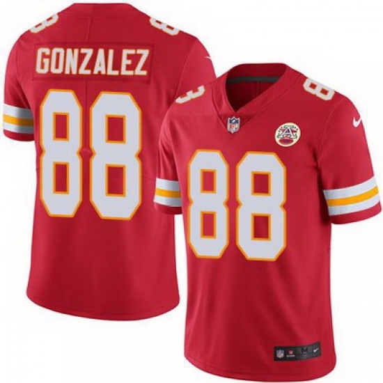 Nike Chiefs #88 Tony Gonzalez Red Team Color Mens Stitched NFL Vapor Untouchable Limited Jersey Nike Chiefs #88 Tony Gonzalez Red Team Color Mens Stitched NFL Vapor Untouchable Limited Jersey