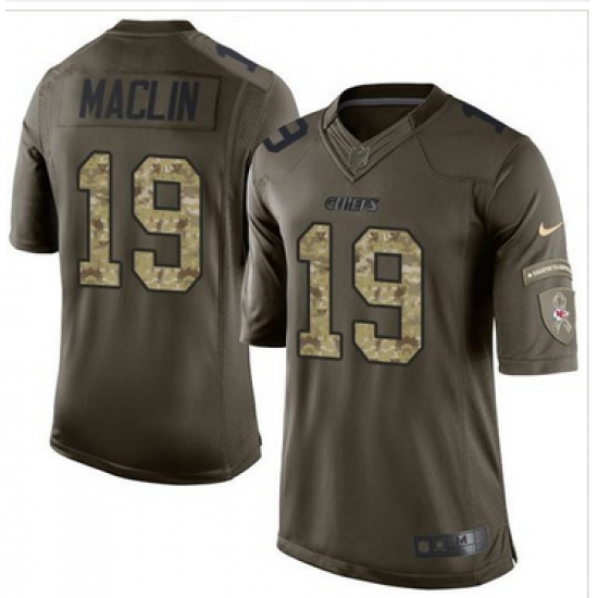 Nike Kansas City Chiefs #19 Jeremy Maclin Green Men 27s Stitched NFL Limited Salute to Service Jersey Nike Kansas City Chiefs #19 Jeremy Maclin Green Men 27s Stitched NFL Limited Salute to Service Jersey