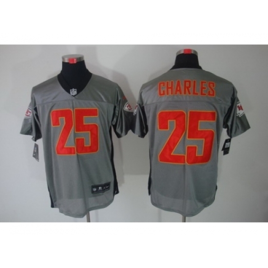 Nike Kansas City Chiefs 25 Jamaal Charles Grey Shadow Elite NFL Jersey Nike Kansas City Chiefs 25 Jamaal Charles Grey Shadow Elite NFL Jersey