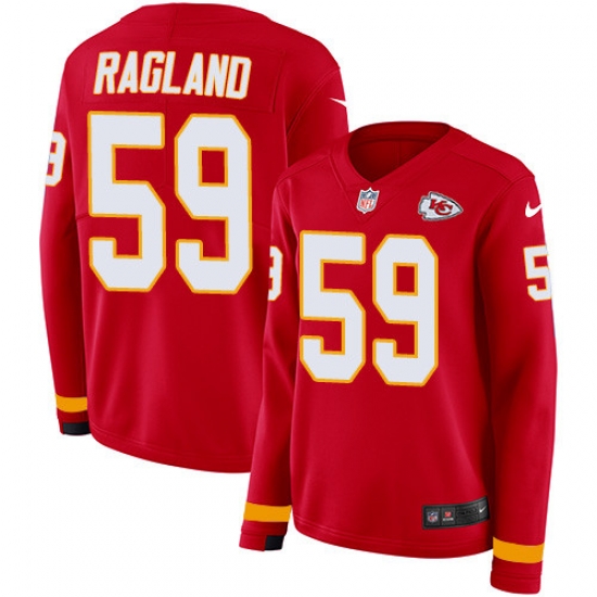 Nike Chiefs #59 Reggie Ragland Red Team Color Women Stitched NFL Nike Chiefs #59 Reggie Ragland Red Team Color Women Stitched NFL