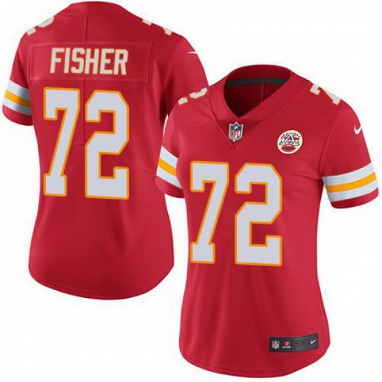 Nike Chiefs #72 Eric Fisher Red Womens Stitched NFL Limited Rush Jersey Nike Chiefs #72 Eric Fisher Red Womens Stitched NFL Limited Rush Jersey