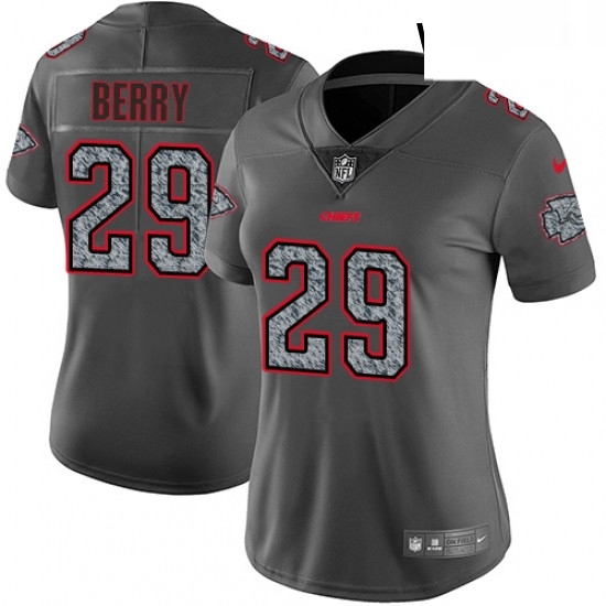 Womens Nike Kansas City Chiefs 29 Eric Berry Gray Static Vapor Untouchable Limited NFL Jersey Womens Nike Kansas City Chiefs 29 Eric Berry Gray Static Vapor Untouchable Limited NFL Jersey