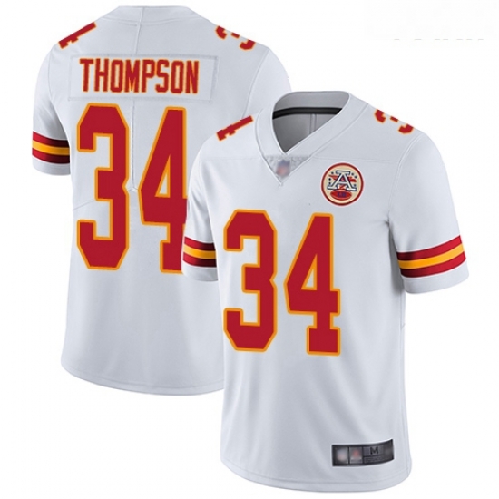 Chiefs #34 Darwin Thompson White Youth Stitched Football Vapor Untouchable Limited Jersey Chiefs #34 Darwin Thompson White Youth Stitched Football Vapor Untouchable Limited Jersey
