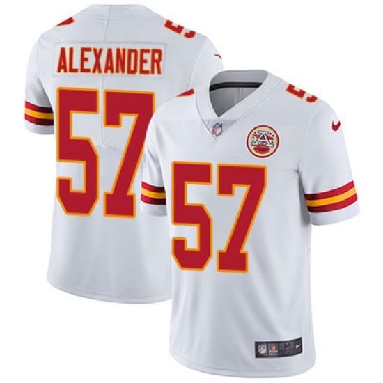 Nike Chiefs #57 D J Alexander White Youth Stitched NFL Vapor Untouchable Limited Jersey Nike Chiefs #57 D J Alexander White Youth Stitched NFL Vapor Untouchable Limited Jersey