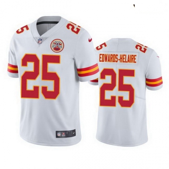 Youth Kansas City Chiefs Clyde Edwards-Helaire White 2020 NFL Vapor Limited Jersey Youth Kansas City Chiefs Clyde Edwards-Helaire White 2020 NFL Vapor Limited Jersey