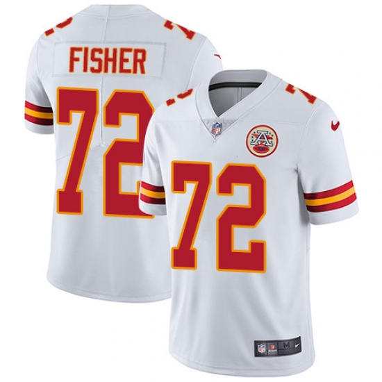 Youth Nike Chiefs 72 Eric Fisher White Stitched NFL Vapor Untouchable Limited Jersey Youth Nike Chiefs 72 Eric Fisher White Stitched NFL Vapor Untouchable Limited Jersey