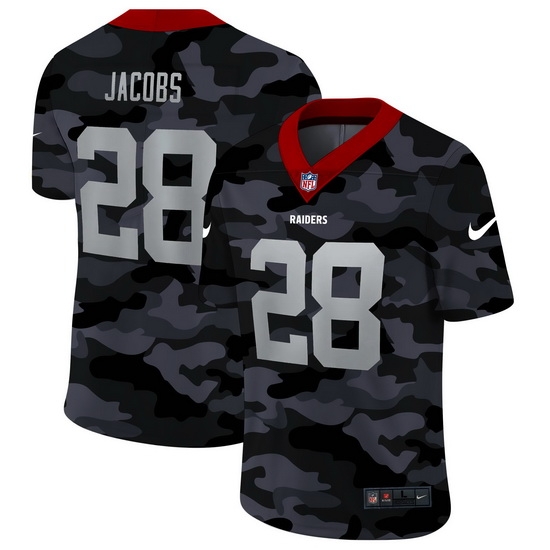 Las Vegas Raiders 28 Josh Jacobs Men Nike 2020 Black CAMO Vapor Untouchable Limited Stitched NFL Jersey Las Vegas Raiders 28 Josh Jacobs Men Nike 2020 Black CAMO Vapor Untouchable Limited Stitched NFL Jersey