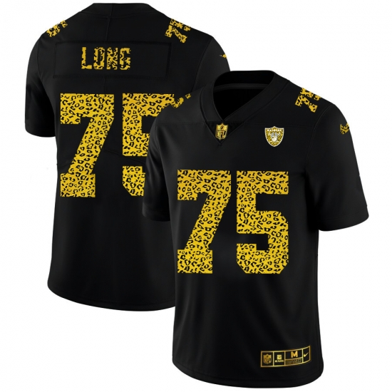 Las Vegas Raiders 75 Howie Long Men Nike Leopard Print Fashion Vapor Limited NFL Jersey Black Las Vegas Raiders 75 Howie Long Men Nike Leopard Print Fashion Vapor Limited NFL Jersey Black