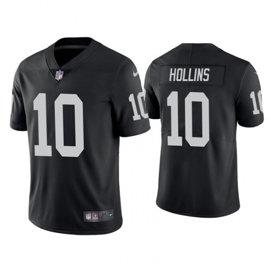 Men Las Vegas Raiders 10 Mack Hollins Black Vapor Untouchable Limited Stitched Jersey Men Las Vegas Raiders 10 Mack Hollins Black Vapor Untouchable Limited Stitched Jersey