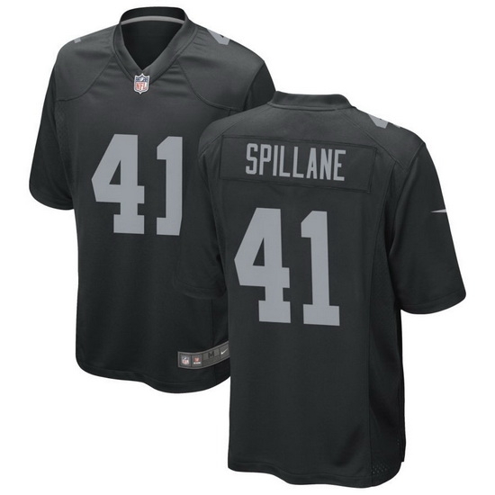 Men Las Vegas Raiders 41 Robert Spillane Black 2023 Draft Vapor Limited Stitched Football Jersey Men Las Vegas Raiders 41 Robert Spillane Black 2023 Draft Vapor Limited Stitched Football Jersey