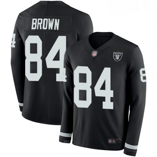 Mens Antonio Brown Limited Black Jersey Oakland Raiders Football 84 Jersey Therma Long Sleeve Mens Antonio Brown Limited Black Jersey Oakland Raiders Football 84 Jersey Therma Long Sleeve