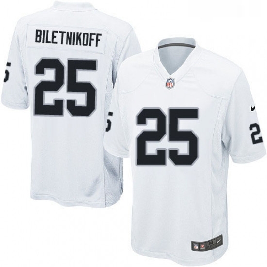 Mens Nike Oakland Raiders 25 Fred Biletnikoff Game White NFL Jersey Mens Nike Oakland Raiders 25 Fred Biletnikoff Game White NFL Jersey
