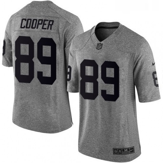 Mens Nike Oakland Raiders 89 Amari Cooper Limited Gray Gridiron NFL Jersey Mens Nike Oakland Raiders 89 Amari Cooper Limited Gray Gridiron NFL Jersey