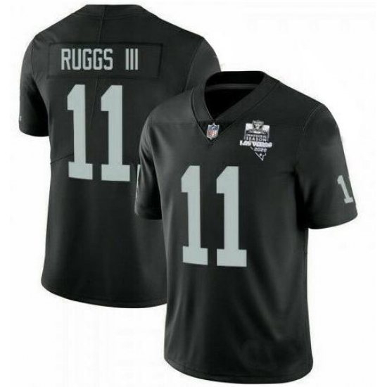 Men's Raiders #11 Henry Ruggs III 2020 Inaugural Season Black Vapor Limited Stitched NFL Jersey Men's Raiders #11 Henry Ruggs III 2020 Inaugural Season Black Vapor Limited Stitched NFL Jersey