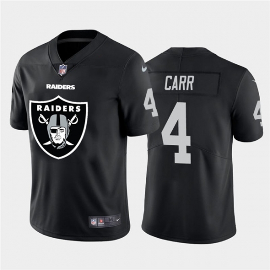 Nike Las Vegas Raiders 4 Derek Carr Black Team Big Logo Vapor Untouchable Limited Jersey Nike Las Vegas Raiders 4 Derek Carr Black Team Big Logo Vapor Untouchable Limited Jersey
