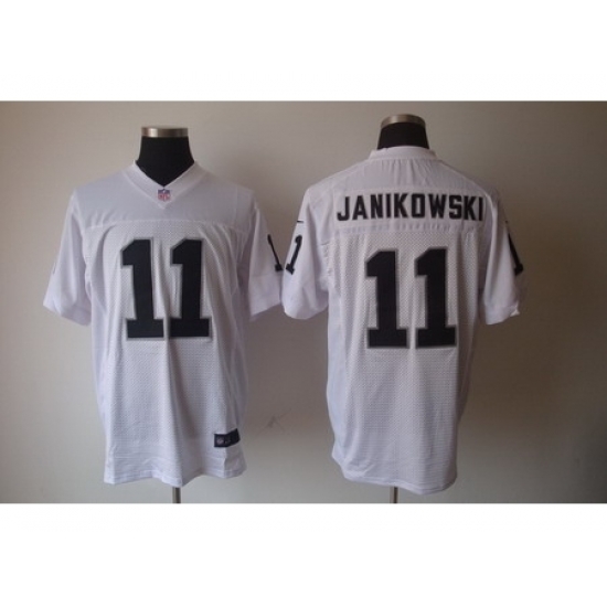 Nike Oakland Raiders 11 Sebastian Janikowski White Elite NFL Jersey Nike Oakland Raiders 11 Sebastian Janikowski White Elite NFL Jersey