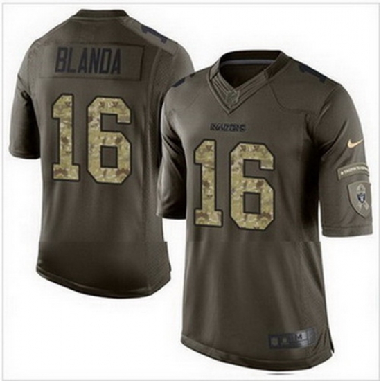 Nike Oakland Raiders #16 Jim Plunkett Green Mens Stitched NFL Limited Salute to Service Jersey Nike Oakland Raiders #16 Jim Plunkett Green Mens Stitched NFL Limited Salute to Service Jersey
