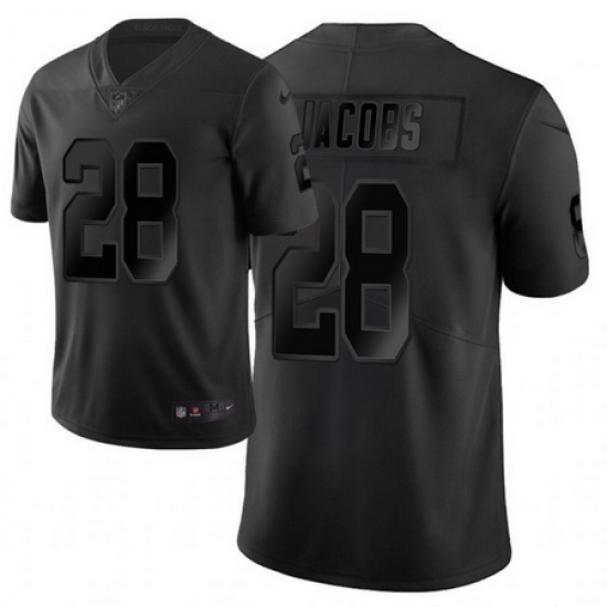 Nike Raiders 28 Josh Jacobs Black City Edition Vapor Untouchable Limited Jersey Nike Raiders 28 Josh Jacobs Black City Edition Vapor Untouchable Limited Jersey