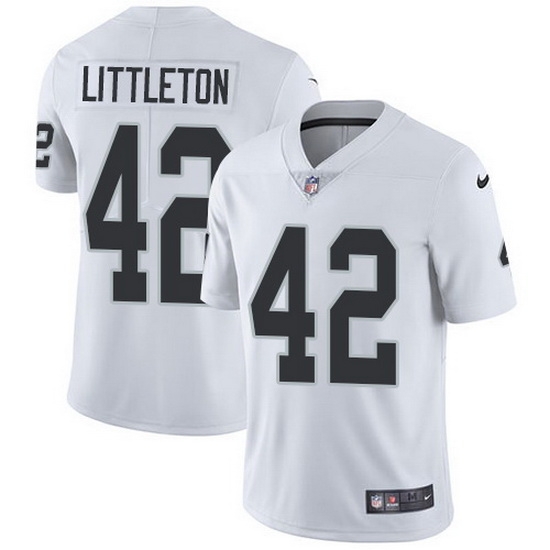 Nike Raiders 42 Cory Littleton White Men Stitched NFL Vapor Untouchable Limited Jersey Nike Raiders 42 Cory Littleton White Men Stitched NFL Vapor Untouchable Limited Jersey