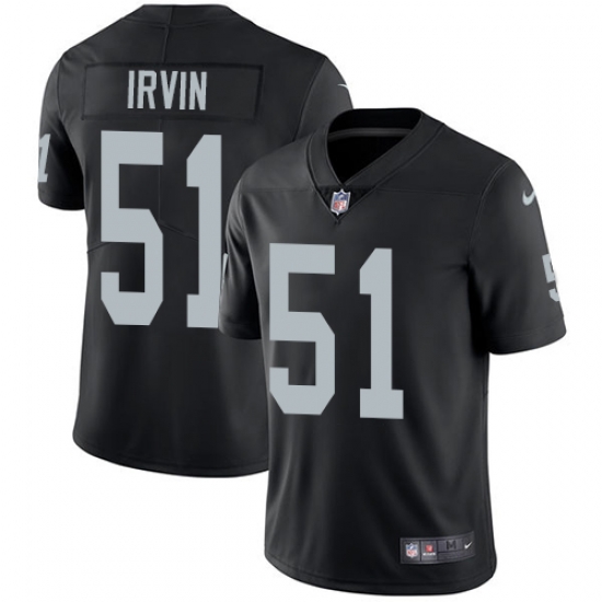 Nike Raiders #51 Bruce Irvin Black Team Color Mens Stitched NFL Vapor Untouchable Limited Jersey Nike Raiders #51 Bruce Irvin Black Team Color Mens Stitched NFL Vapor Untouchable Limited Jersey