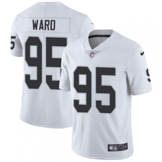 Nike Raiders #95 Jihad Ward White Mens Stitched NFL Vapor Untouchable Limited Jersey Nike Raiders #95 Jihad Ward White Mens Stitched NFL Vapor Untouchable Limited Jersey