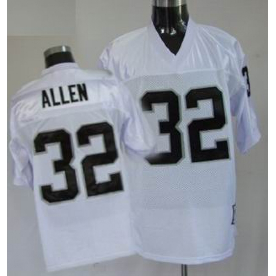 Oakland Raiders 32 M.Allen white throwback Jersey mitchellandness Oakland Raiders 32 M.Allen white throwback Jersey mitchellandness